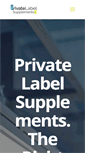 Mobile Screenshot of privatelabelsupplements.com