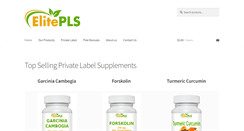 Desktop Screenshot of privatelabelsupplements.org